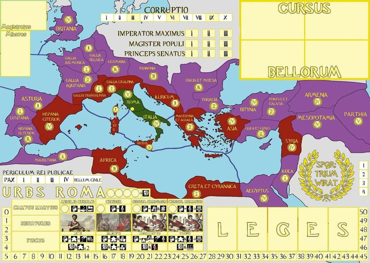 Pokaz gry „SPQR Triumwirat”
